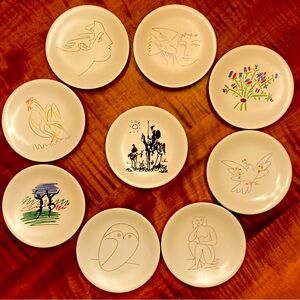 NWOT Set of 9 Picasso Collectors Plates